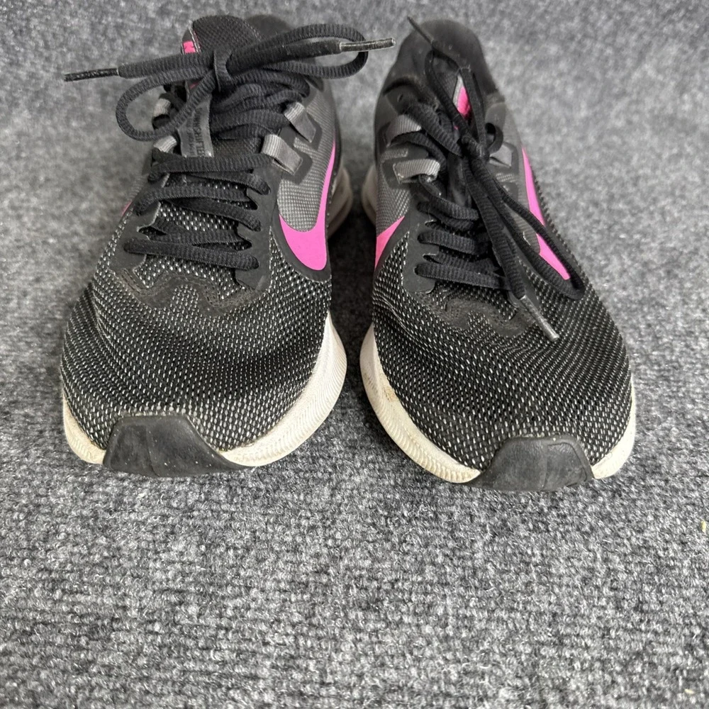 Nike Womens Downshifter 9 AQ7486-002 Black Pink Running Shoes‎ Sneakers Size 9